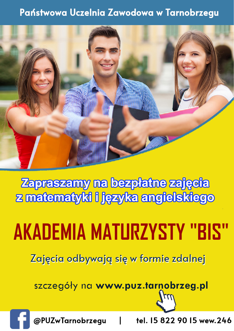 plakat dotyczący akademii maturzysty bis w edycji 2021