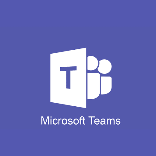 The graphic shows the Microsoft Teams logo